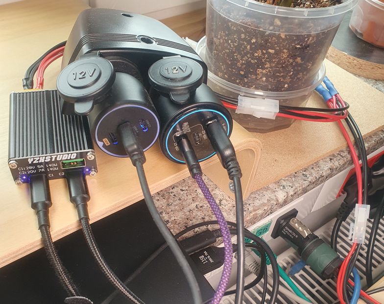 Solar power - USB-PD chargers